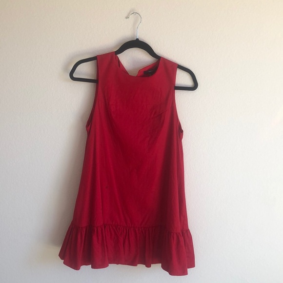 Forever 21 Dresses & Skirts - Red shift dress with pockets!!!